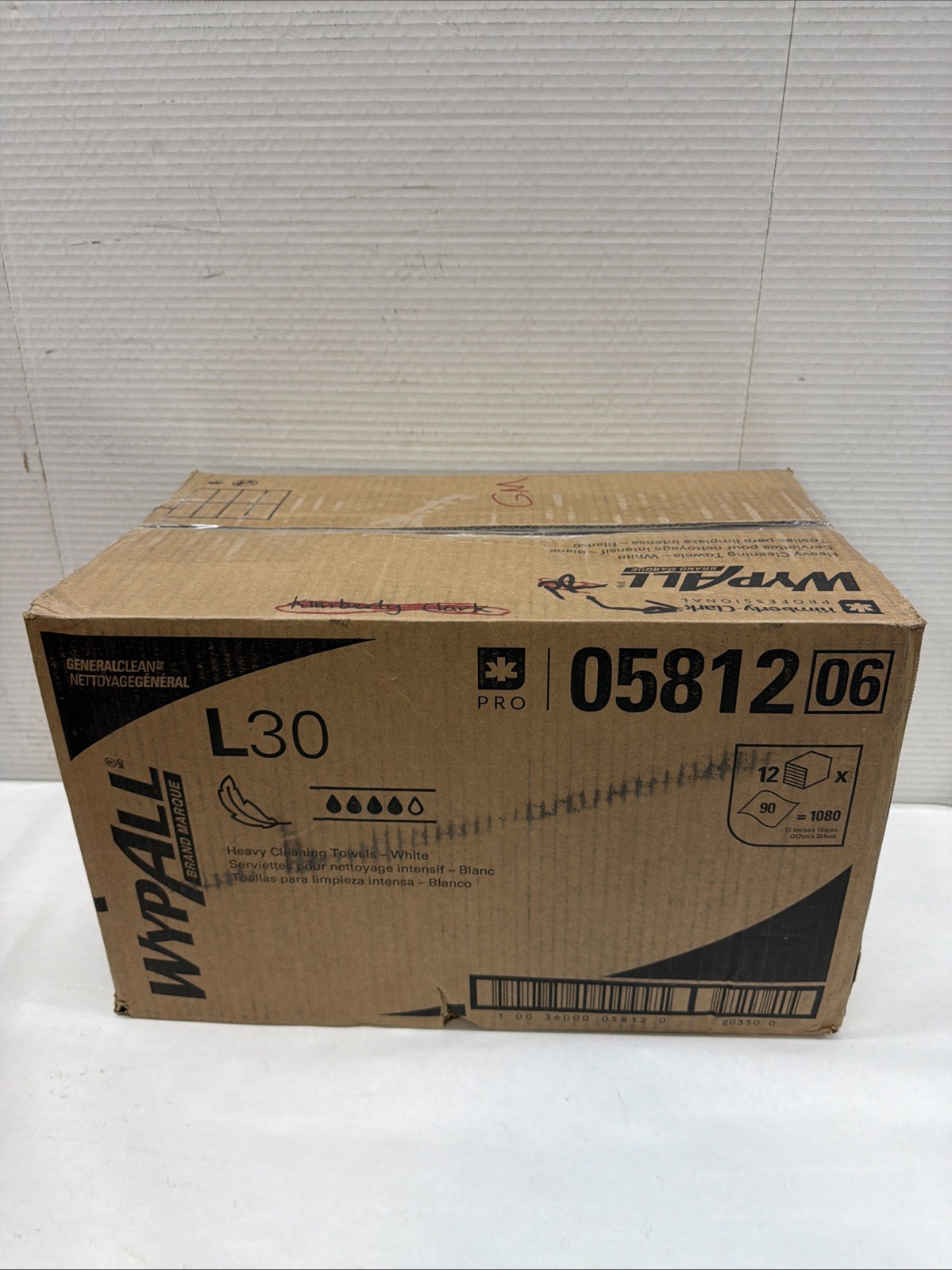 Kimberly-Clark Wypall L30 Economizer Wipe – Pack of 1080 (05812)