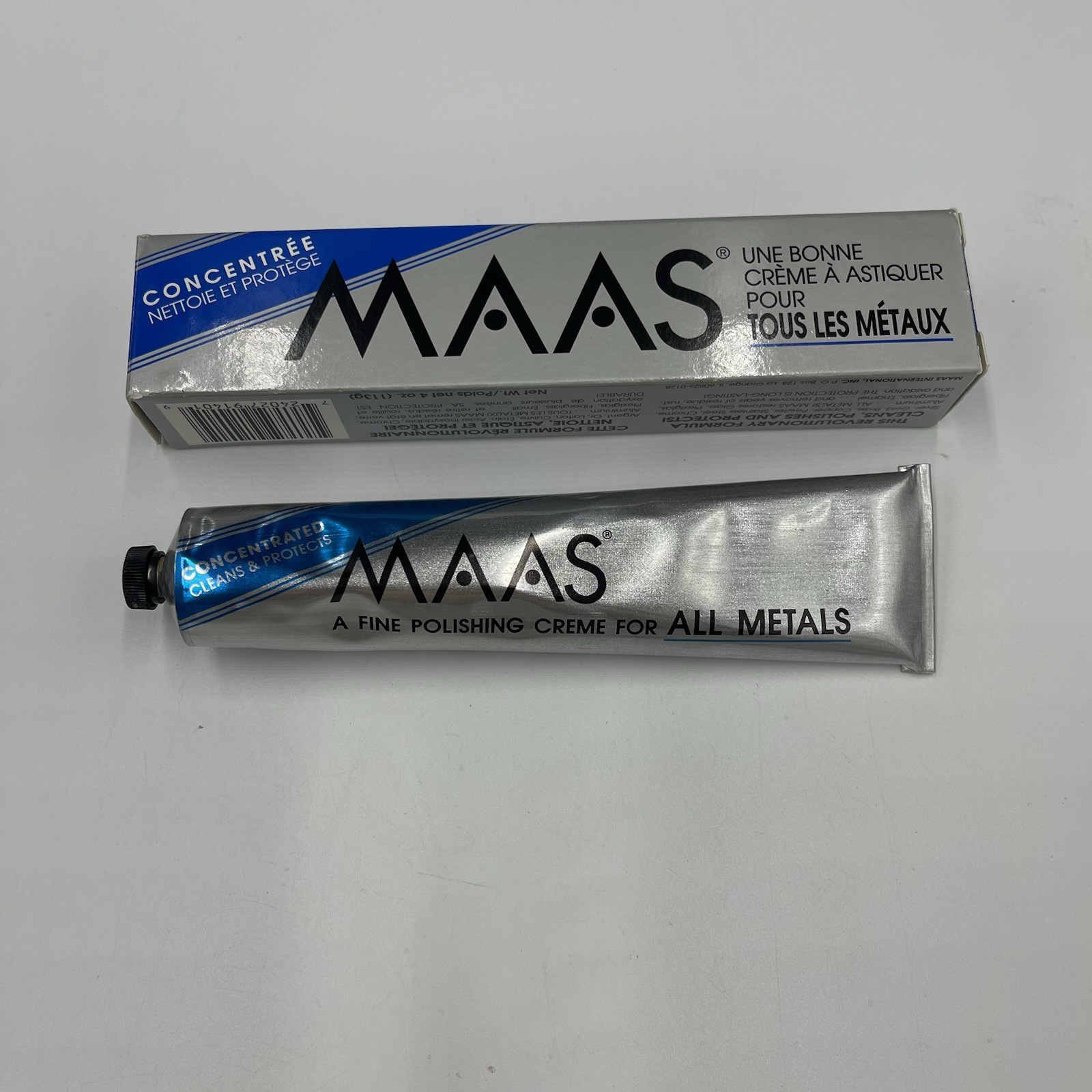 MAAS Fine Polishing Crème for All Metals 4oz Concentrated New