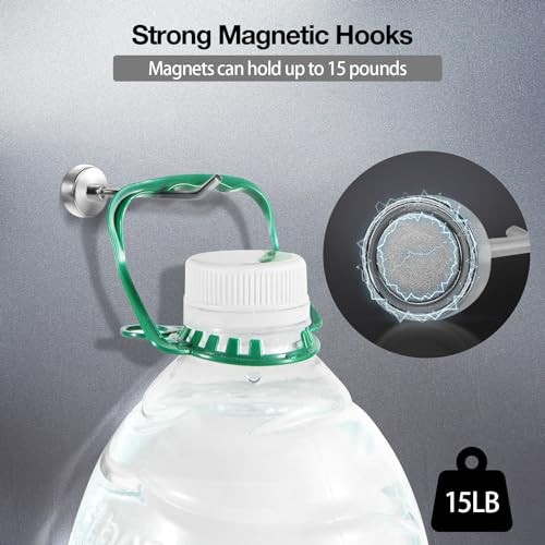 15 lb Heavy Duty Magnetic Hooks – 3 Inch Long Magnetic Cruise