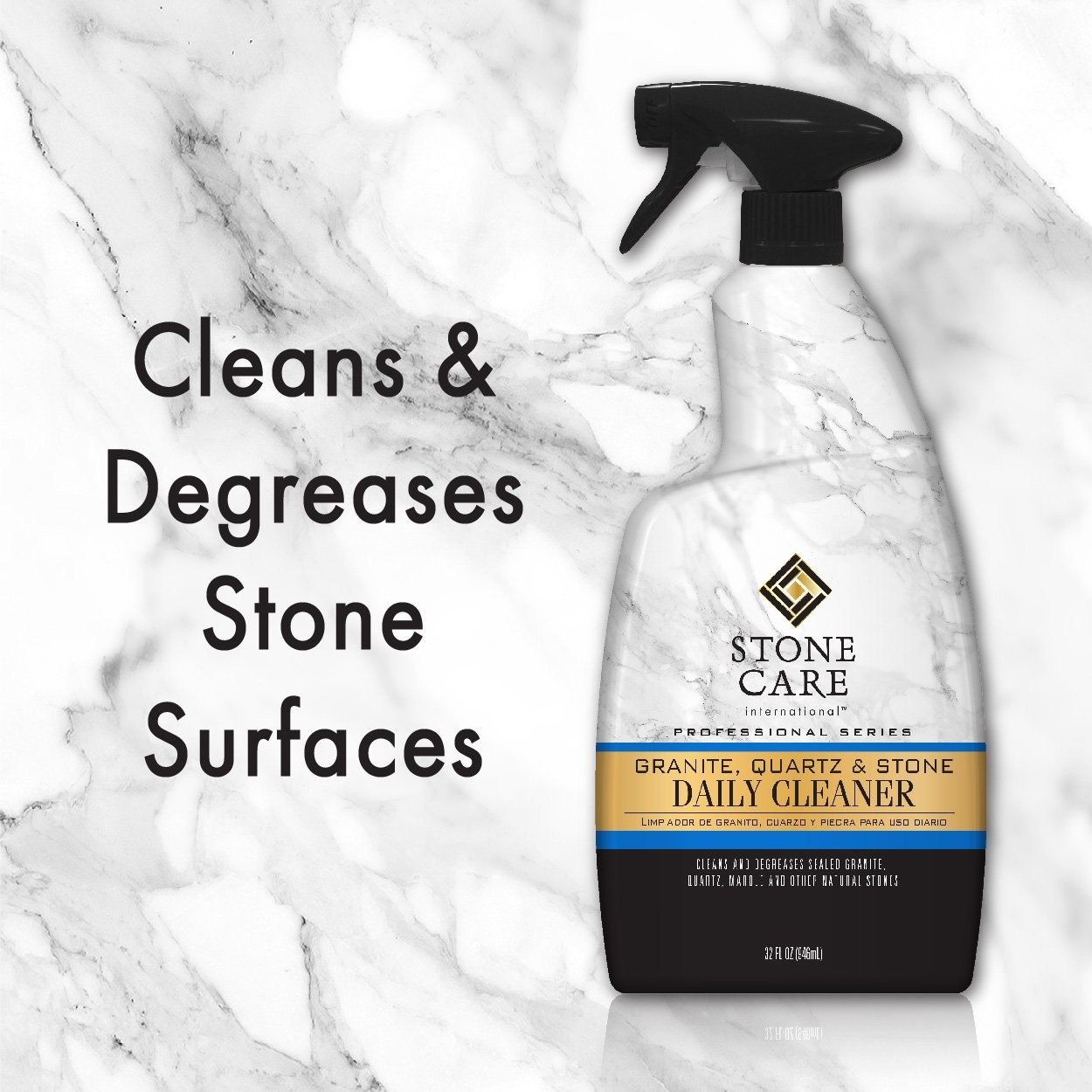 Stone Care International Granite Cleaner 32 Fl Oz (Pack of 1), 32 Oz. Single
