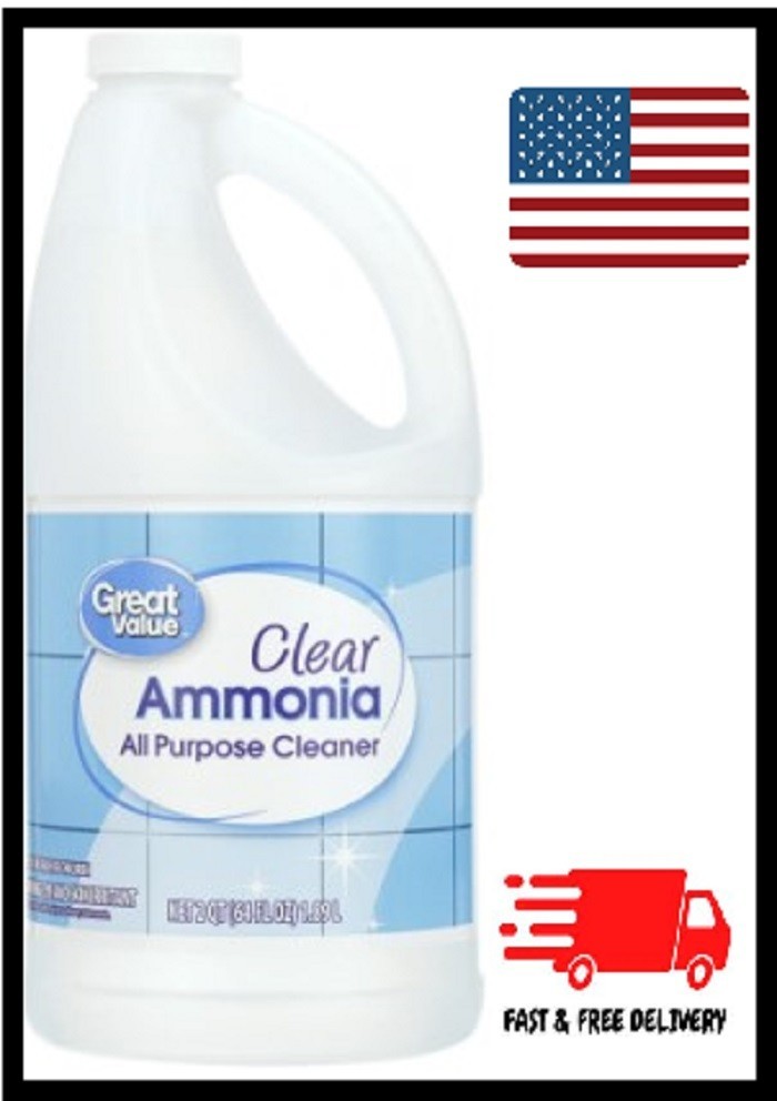 Great Value Clear Ammonia All-Purpose Cleaners, 64 fl oz