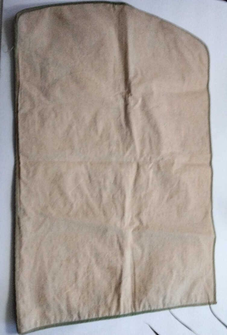 Vintage Embroidery Ladies Laundry Bag & Clothespin Hanging Bag Rare Handmade