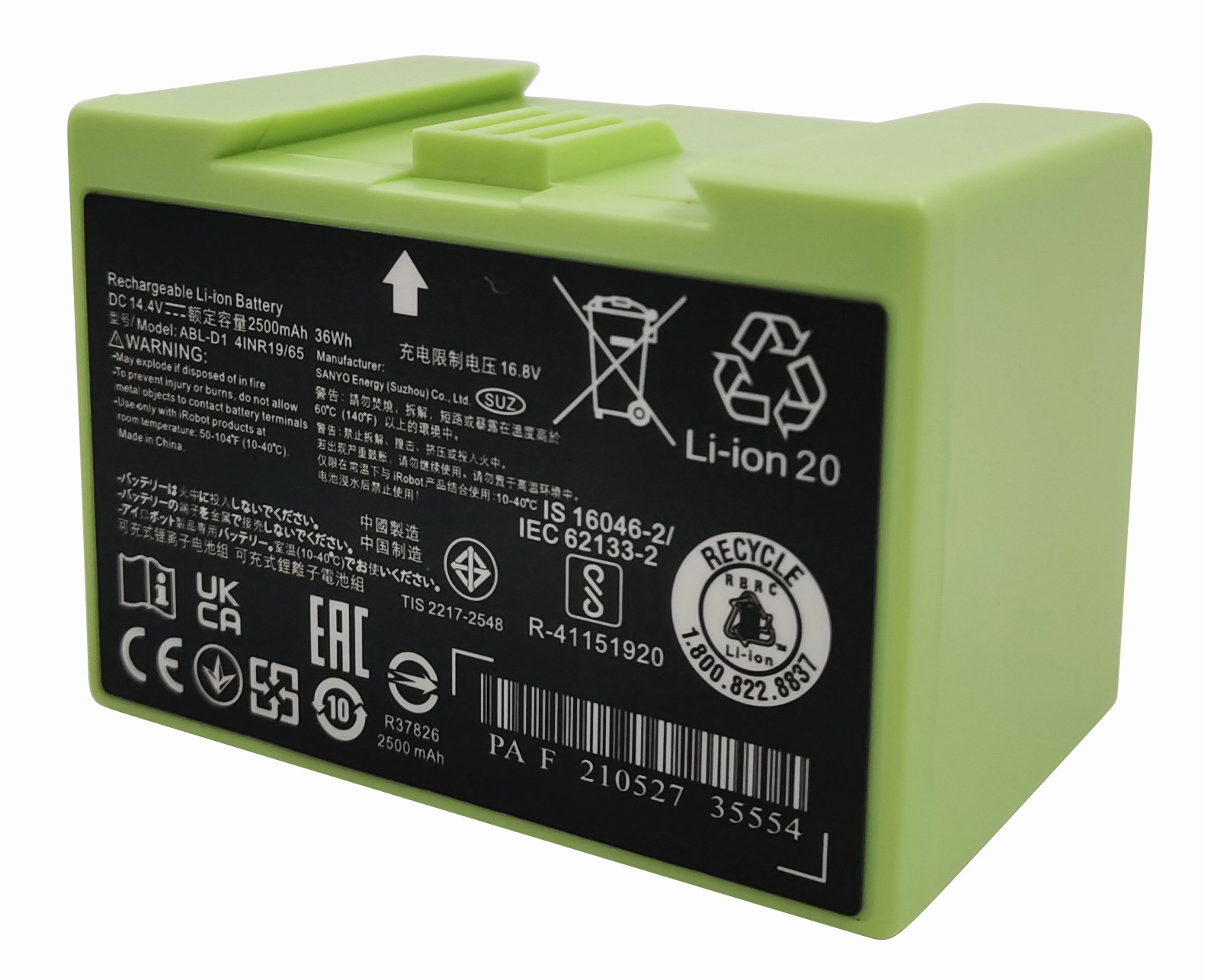 ✅For iRobot Roomba 14.4V Battery i7 e6 7550 e5 e5152 e5154 ABL-D1 e and i Series