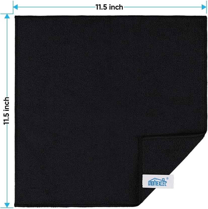 Effortless Cleaning with 24 Pack Micofiber Towels – Efficient 11.5”x11.5” Rags