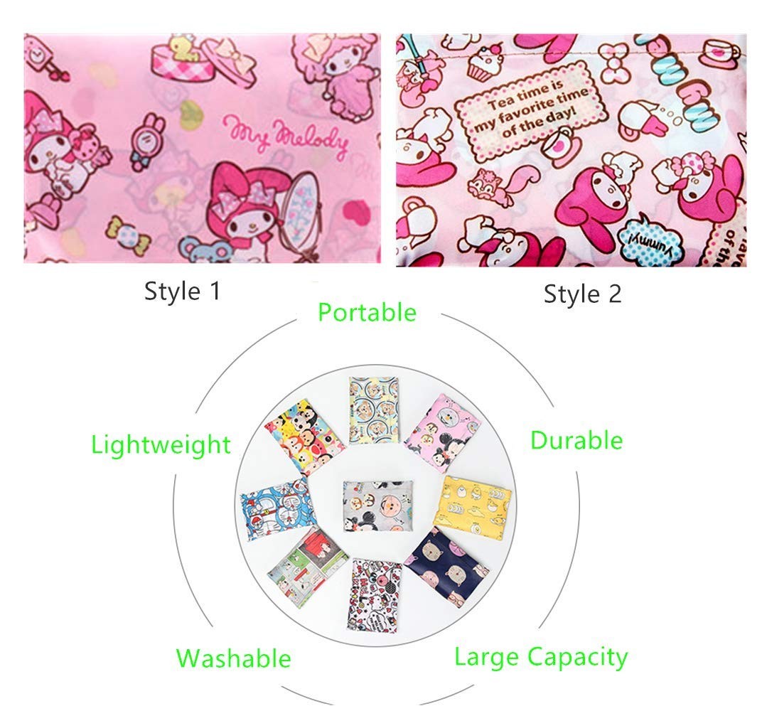 Lightweight Portable Grocery Bag Large Capacity Durable Reusable Tote Bag