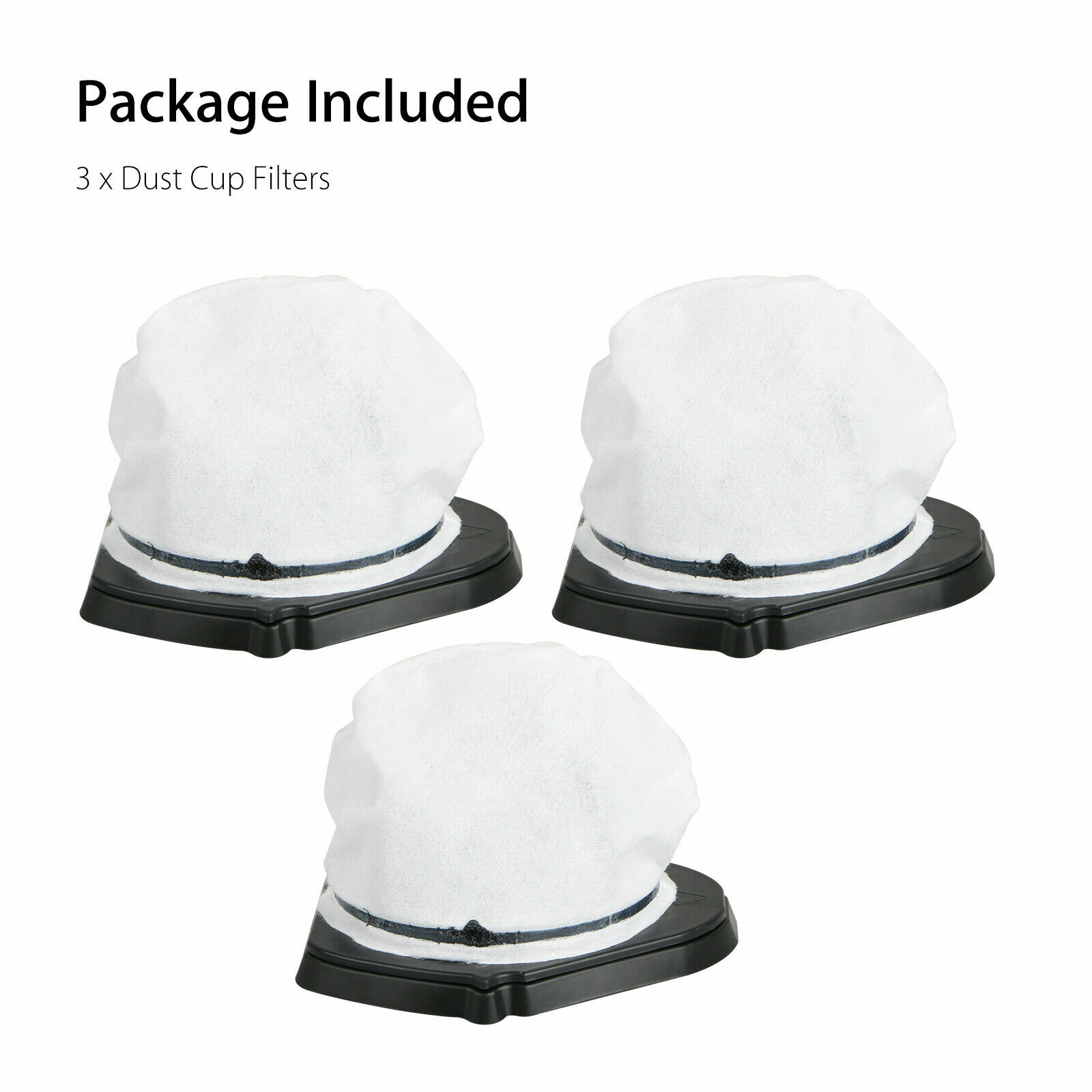(3-Pack) Vacuum Filter Replacement Parts for Shark Cordless Hand Vacuum SV780