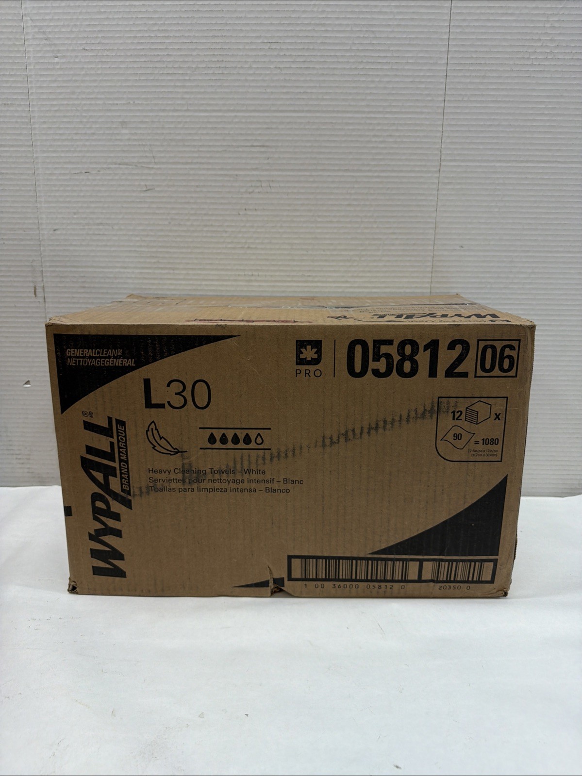 Kimberly-Clark Wypall L30 Economizer Wipe – Pack of 1080 (05812)
