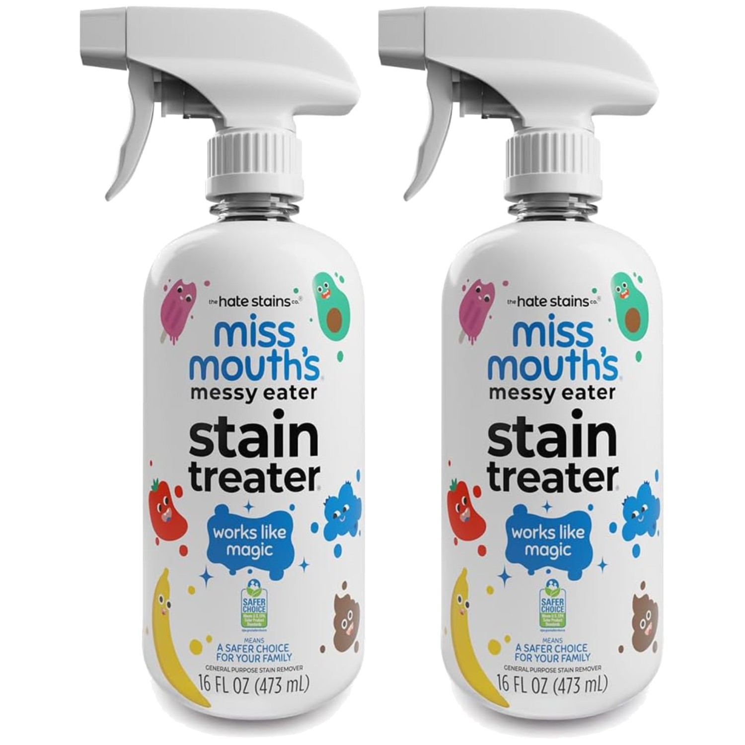 EPA Safer Choice Certified Stain Remover – 2-Pack