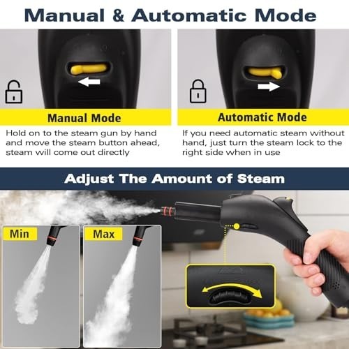 Waitbird Steam Cleaner,Multi-Purpose Steam cleaner | with 21 Accessories|248 F H