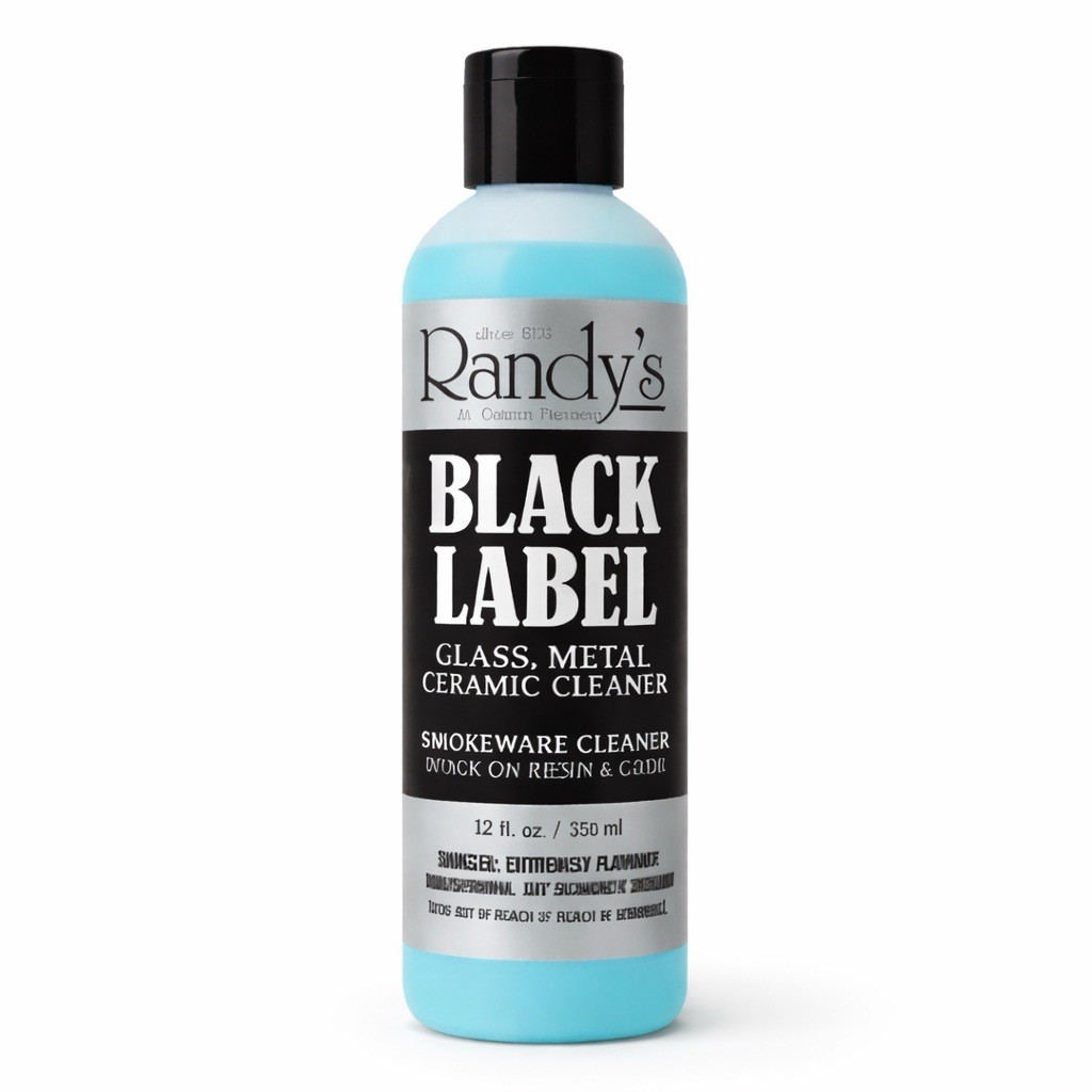 Randy’s Glass Cleaner – Black Label – 8 – 12oz Bottle – Ceramic, Glass