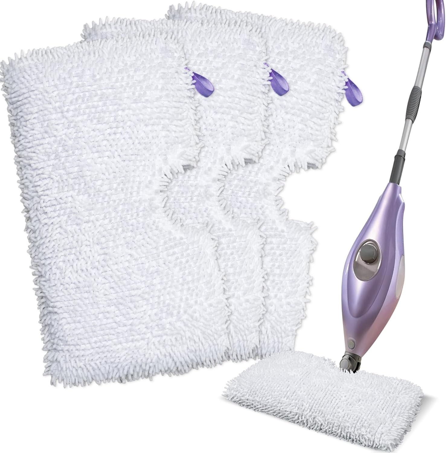 S3501 S3601 Steam Mop Replacement Pads Compatible with Shark Steam Pocket Mops S
