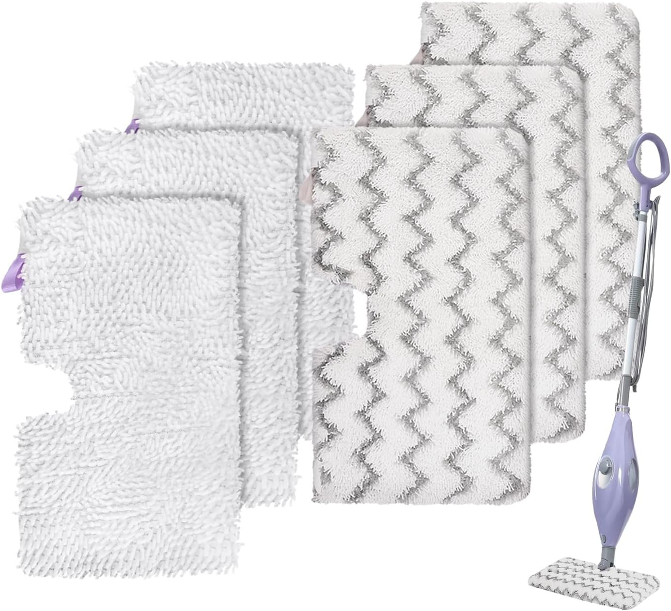 S3501 for Shark Steam Pocket Mop Pads: Washable Steam Mop Replacement Pads for