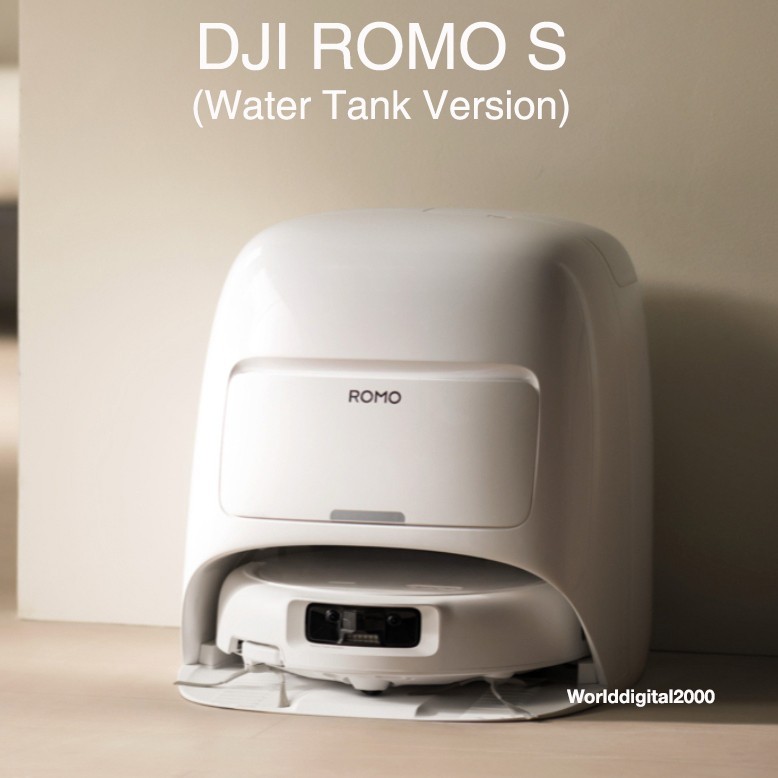 DJI ROMO S (Watertank Version) Robot Vacuum Cleaner 25,000 Pa OnlyA.C 220~240V