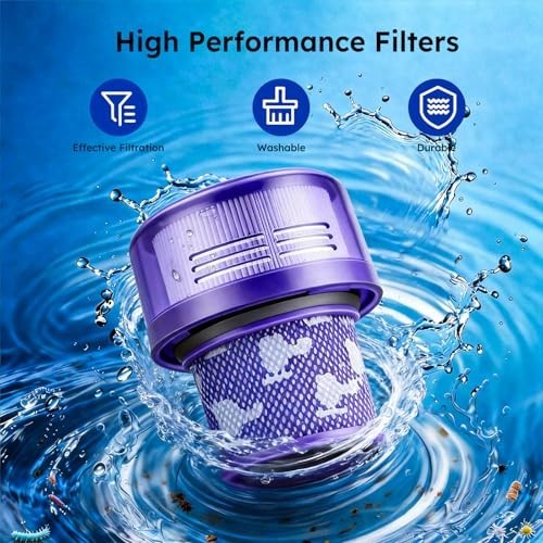 HIPOW Battery Replacement Compatible with Dyson V10 Series Vacuum Cleaners | 80-