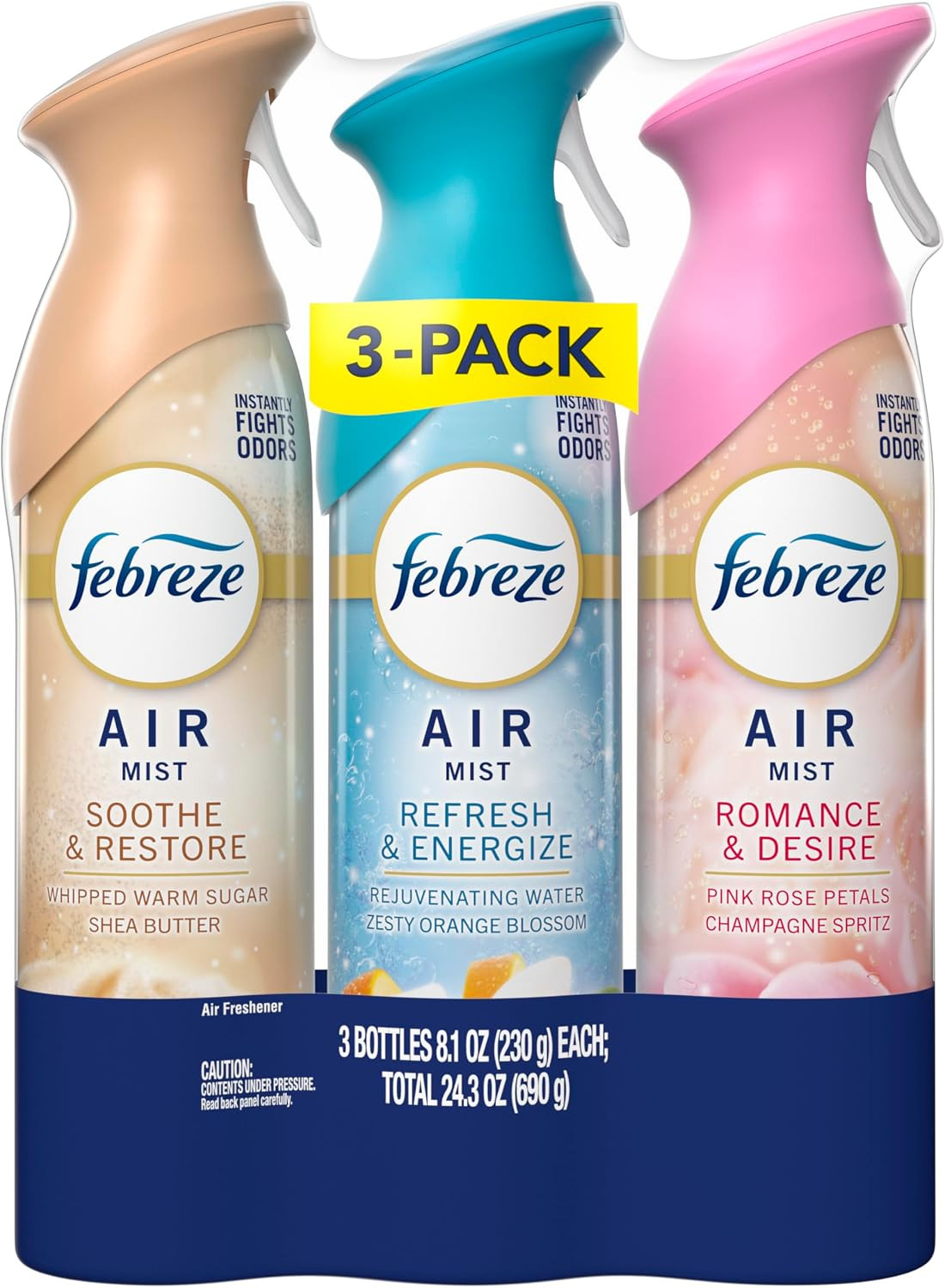 Air Mist, Air Freshener, Odor Fighting Room Spray, Deodorizer for Home Bathroom