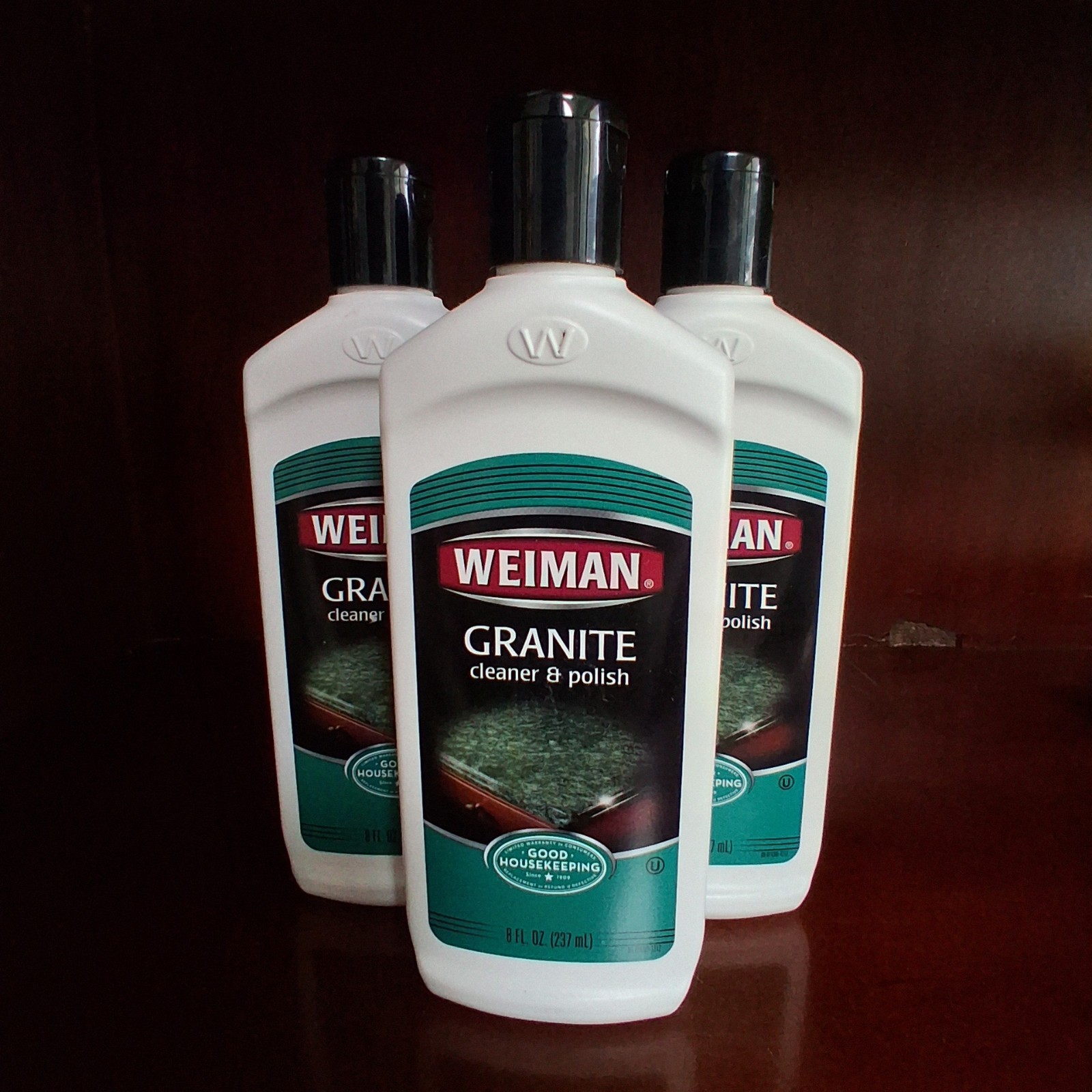 WEIMAN Granite Cleaner & Polish 8oz Lot Of 3 – HARD TO FIND – Discontinued New