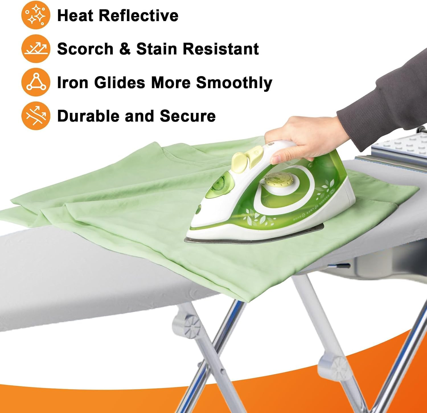 Ironing Board Cover Pad – Standard Size 15×54 Inch Iron Board Cover | 3mm Thick