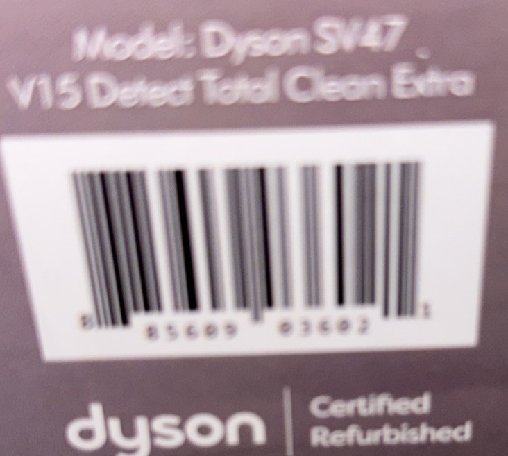 Dyson V15 Detect Extra Handheld Vacuum (448182-02) REFUSBISHED