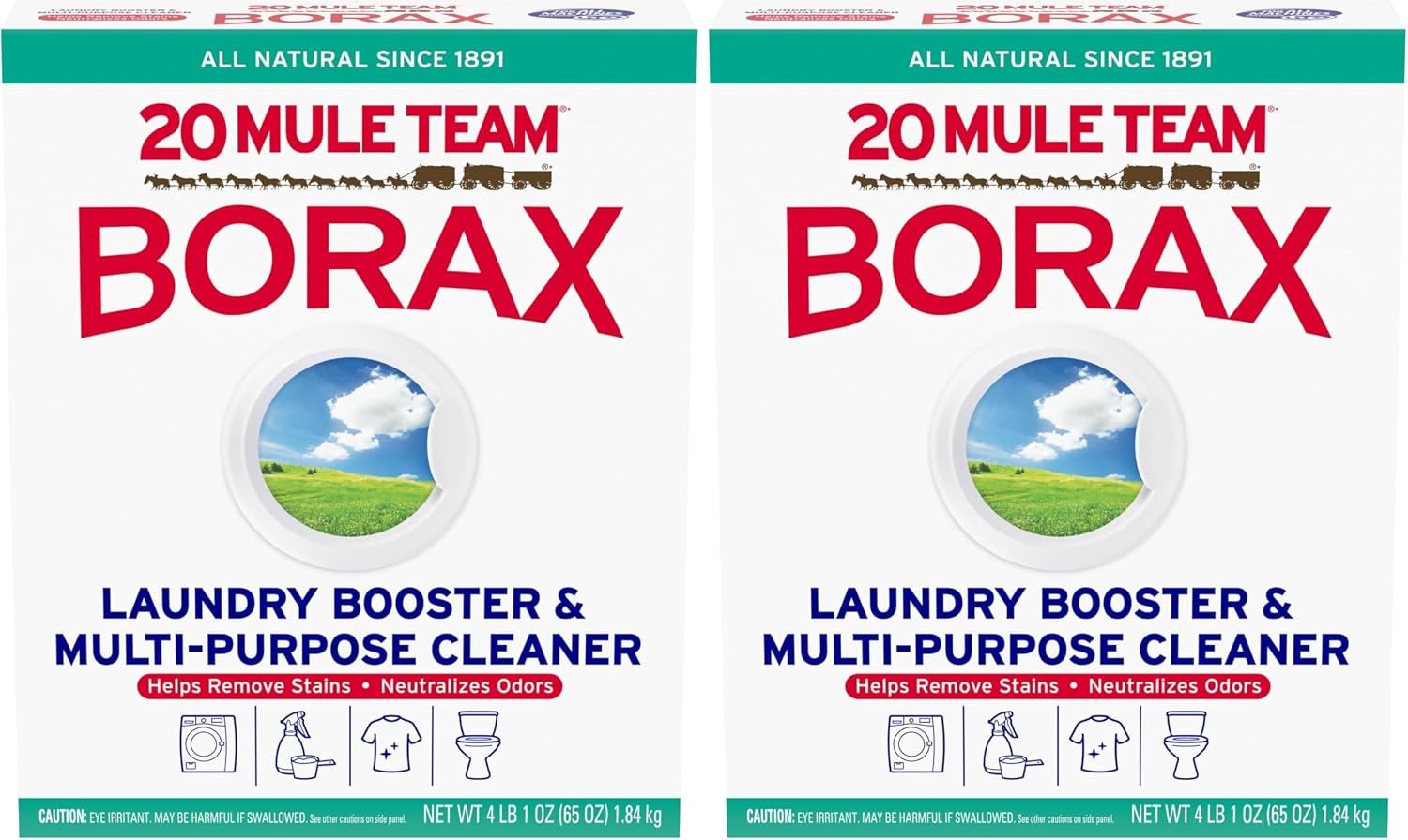 20 Mule Team Detergent Booster – 65oz *2-Pack*