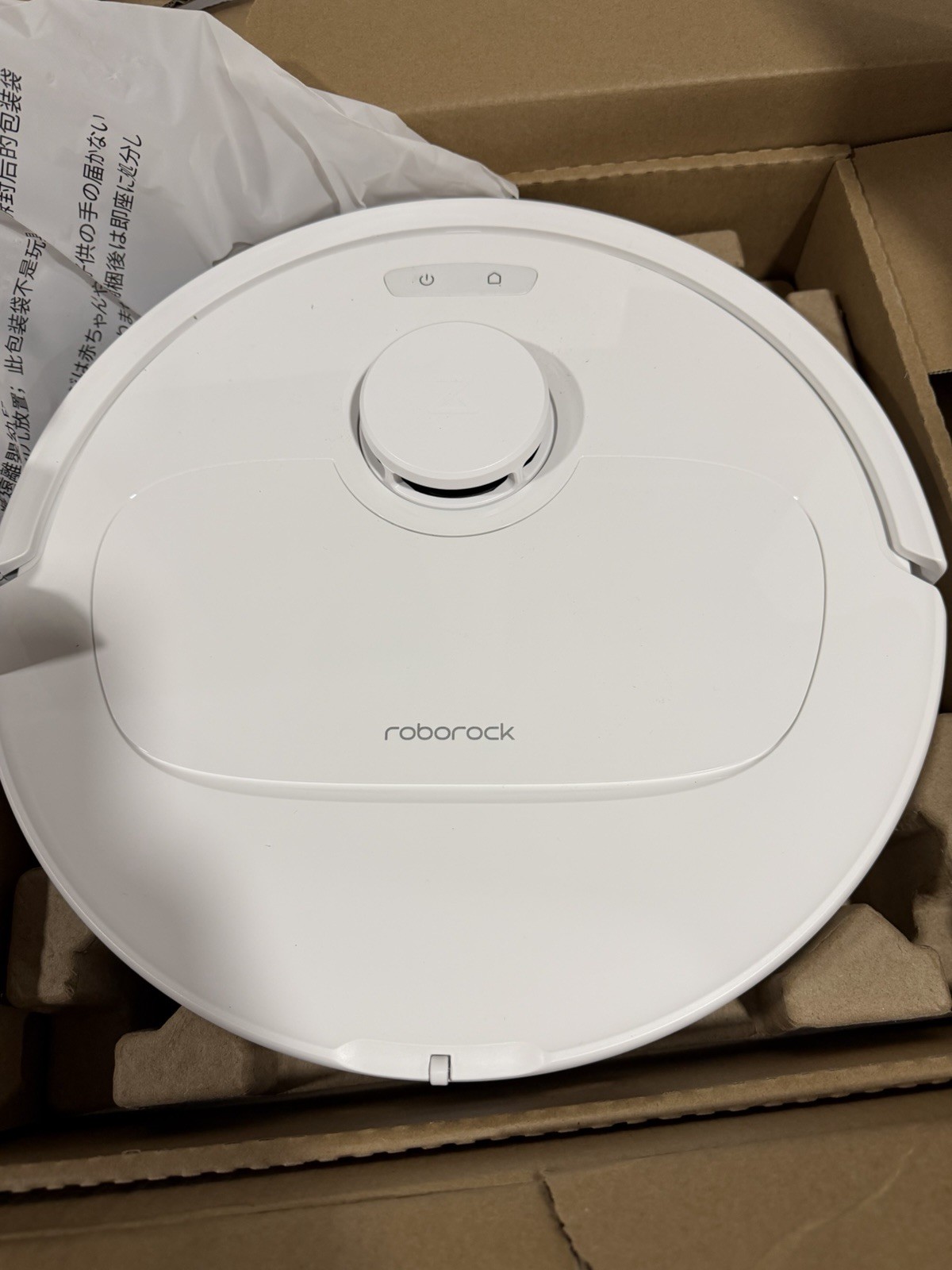 Roborock QV 35A Robotic Vacuum Cleaner & Empty Wash Fill Dock, White