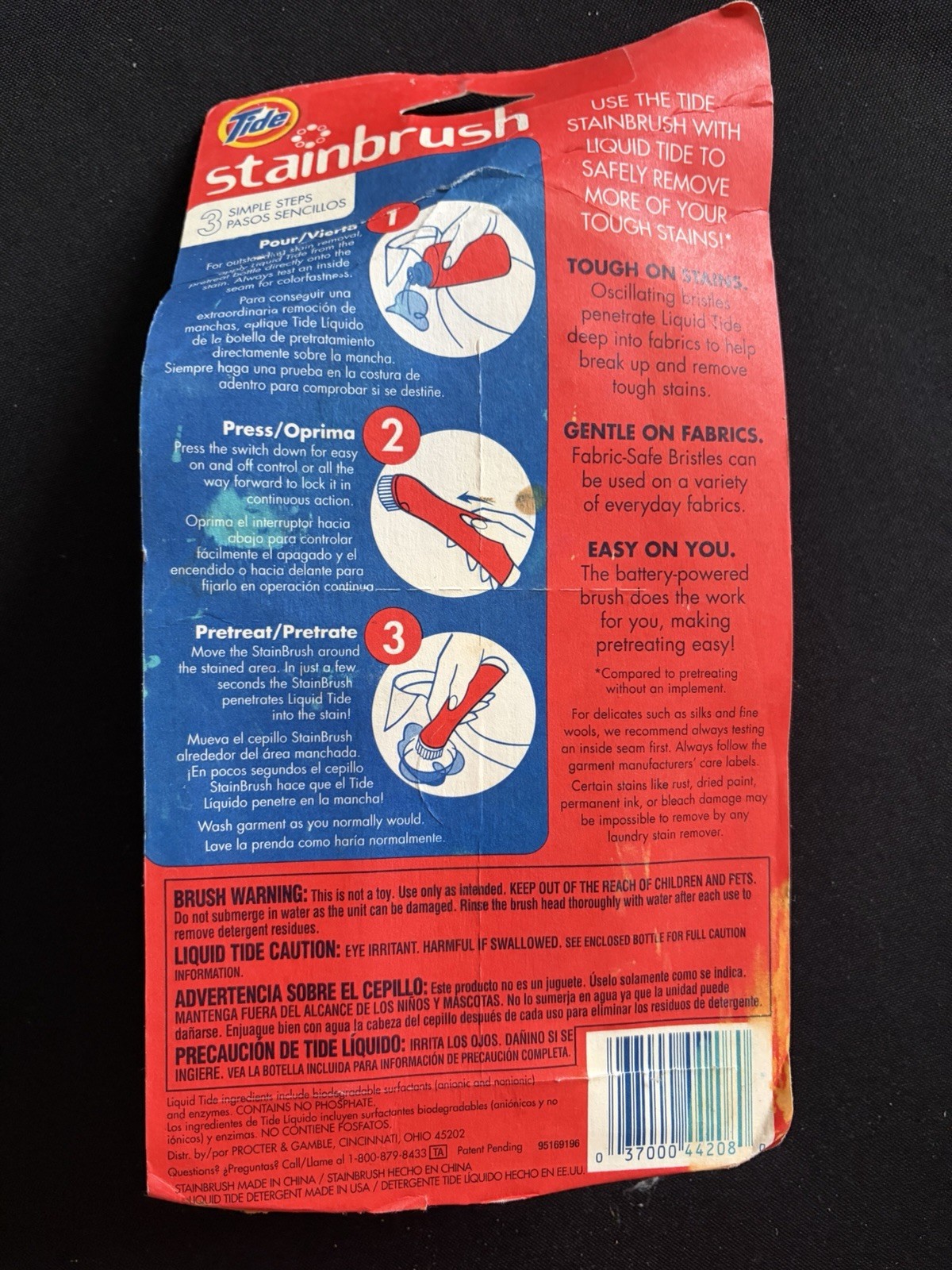 Tide Stainbrush Battery Powered Cleaning Brush 5 Oz Tide. New In Package