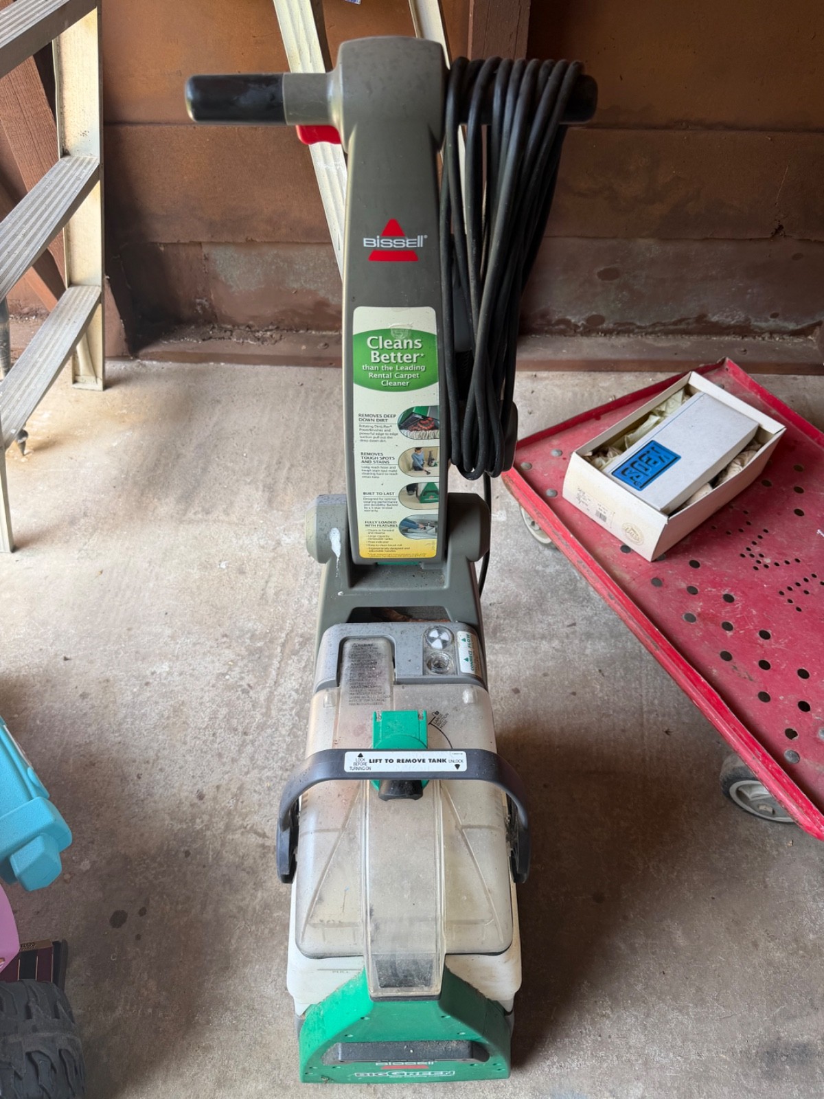 BISSELL Big Green Carpet Cleaner Machine Corded Green Gray Carpet Cleaning