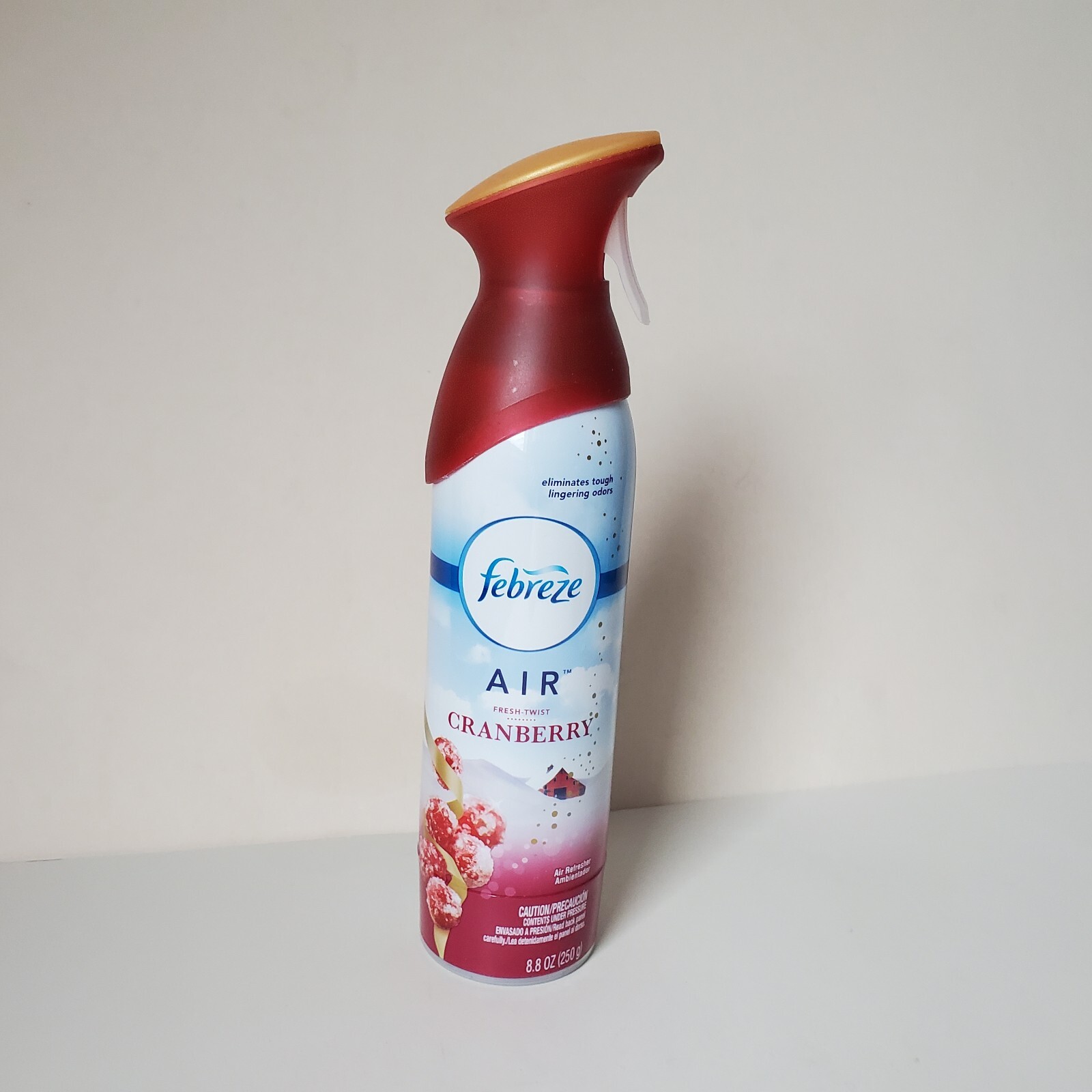 Lot Of 2 Febreze Air Refreshener Fresh Twist Cranberry Spray 8.8oz (250 ml) Each