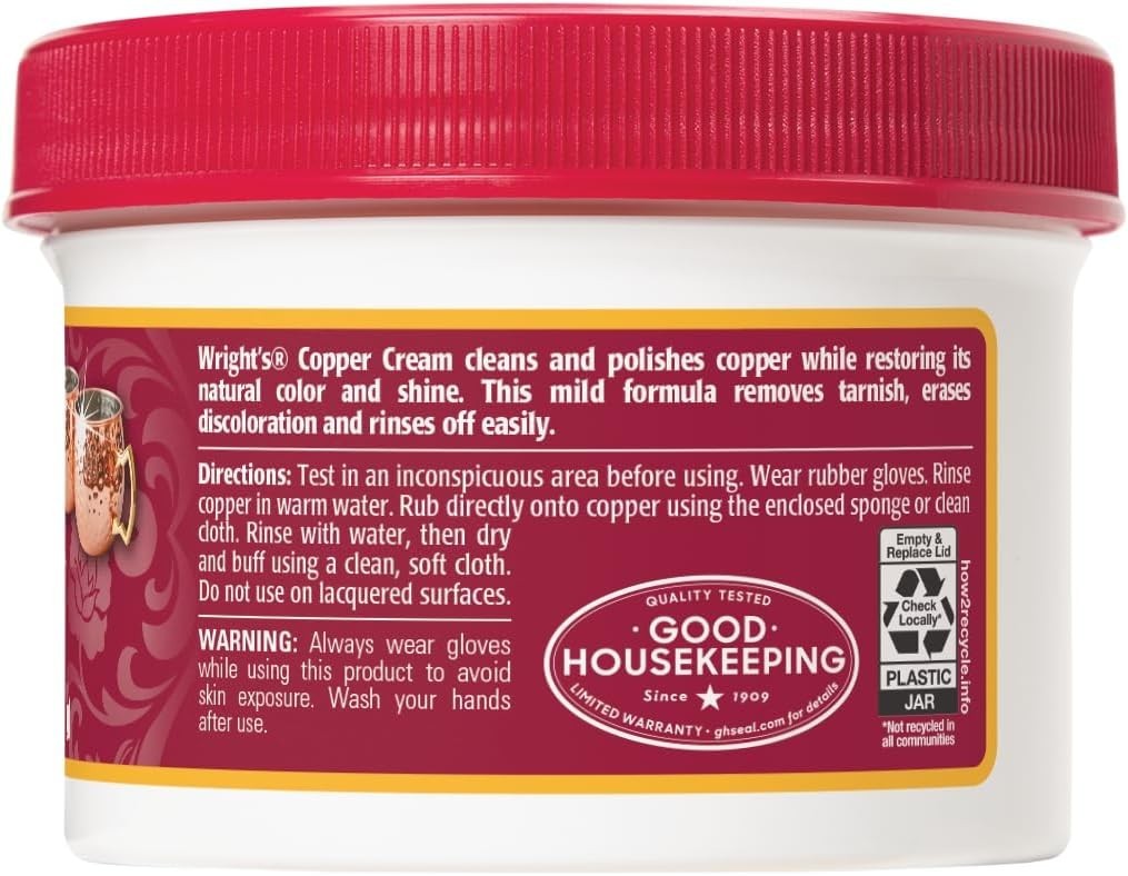 by Cream Copper and Brass Cleaner – Gently Cleans and Removes Tarnish without…