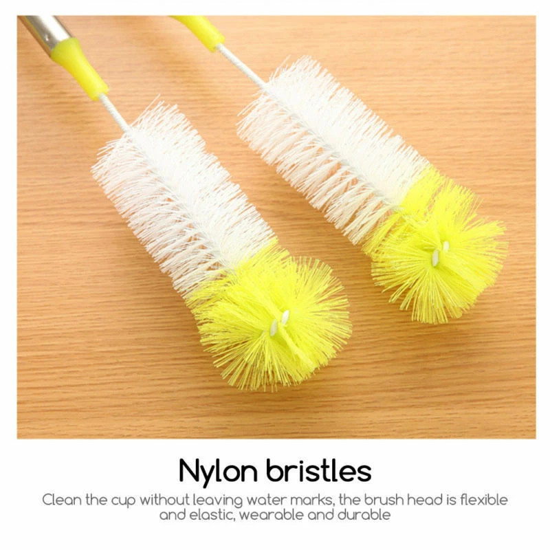 Brew Scrubbing Cleaner Long Handle Bottle Cup Cleaning Brush Kitchen Washer Tool