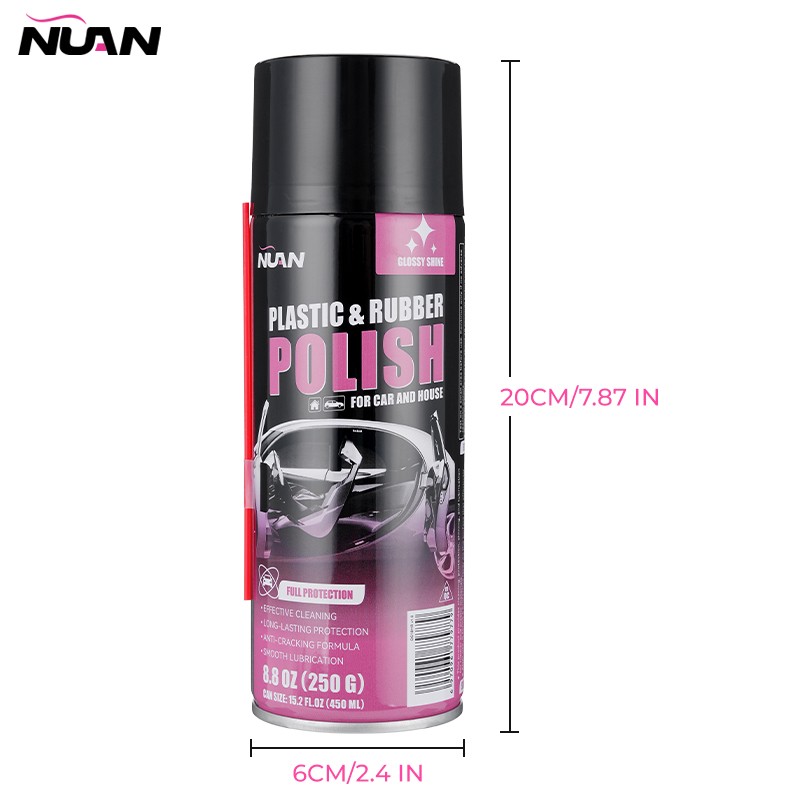 3Pack Car Interior Polish 450ml Car Interior Cleaner Interior Detailer Spray New