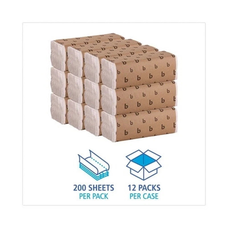 C-Fold White Paper Towels 200 Sheets/Pack , Choose 12 Packs