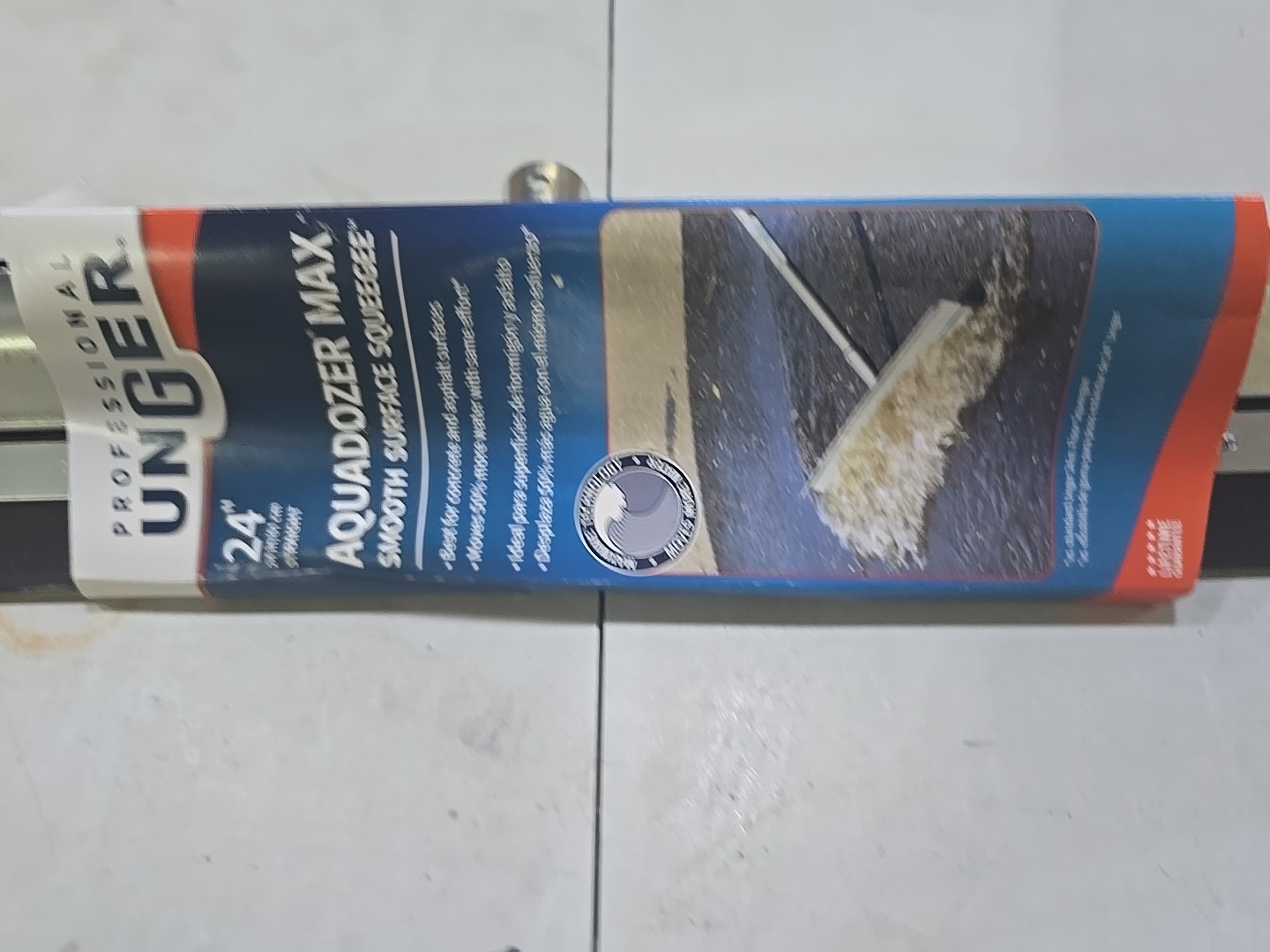 New Unger 977570 Galvanized Steel Floor Squeegee Replacement Blade 24 W in.