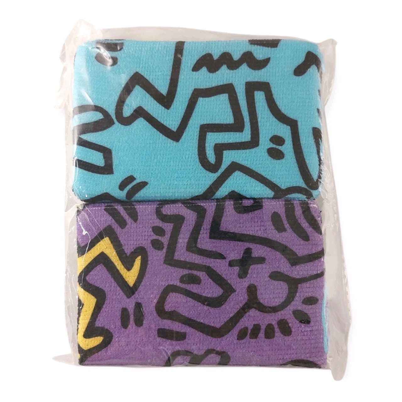 Keith Haring Pop Art Cleaning Sponges Design Kitchen Decor Casabella Set Of 2