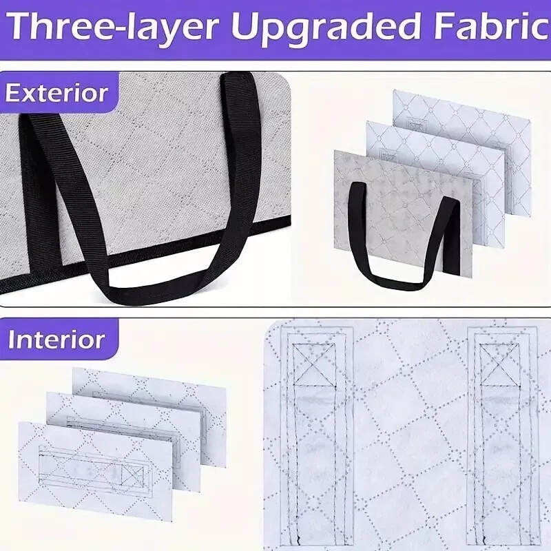 Hat Storage Dust Bag Baseball Hat Cap Organizer Clear Rack Zipper – Black / Gray
