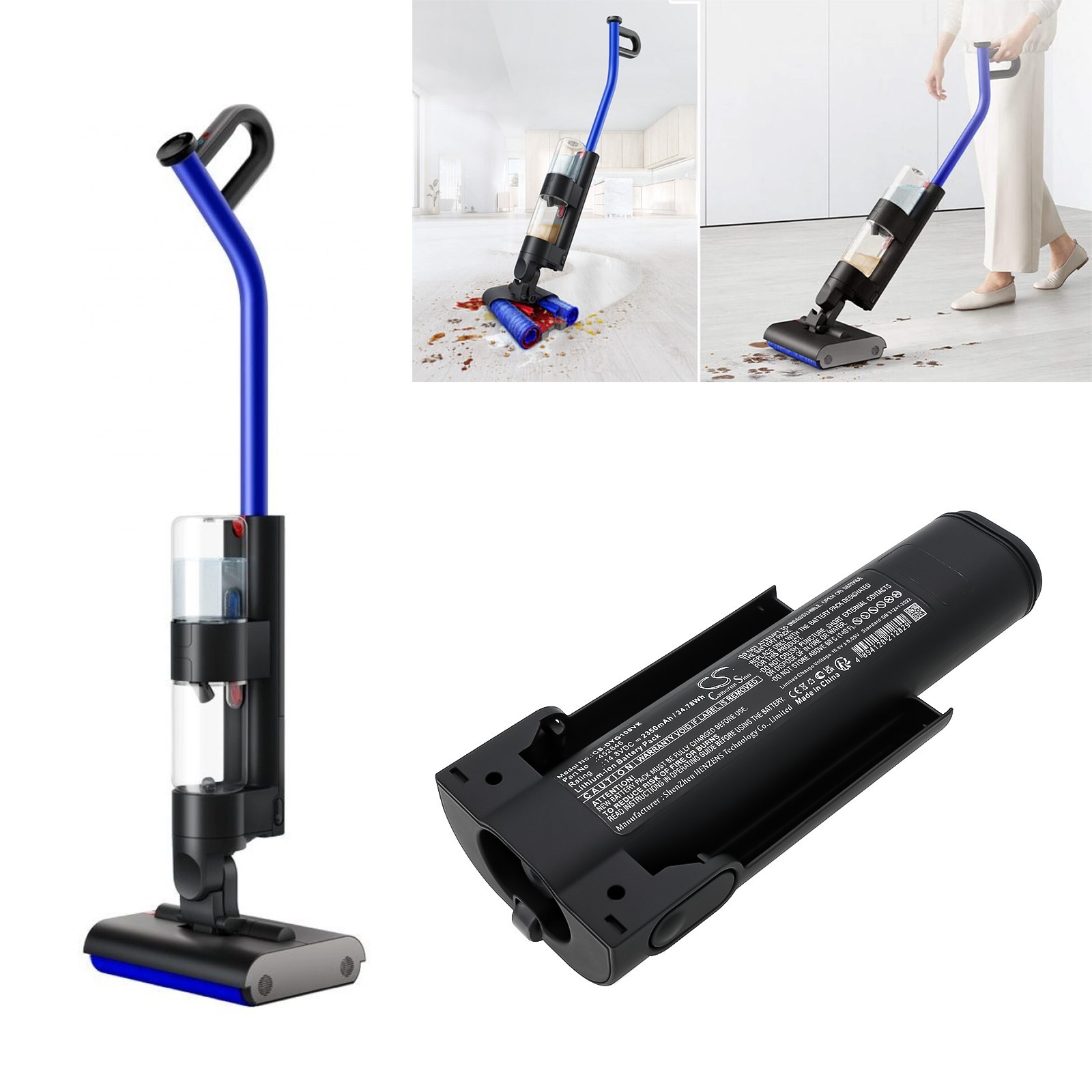BATTERIE 2350mAh Type 452646 For Dyson WashG1 Wet Floor Cleaner