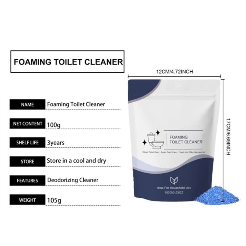 2PACK Restorabowl Foaming Cleaning Powder Fresh Scent Fast Dissolving Daily Care