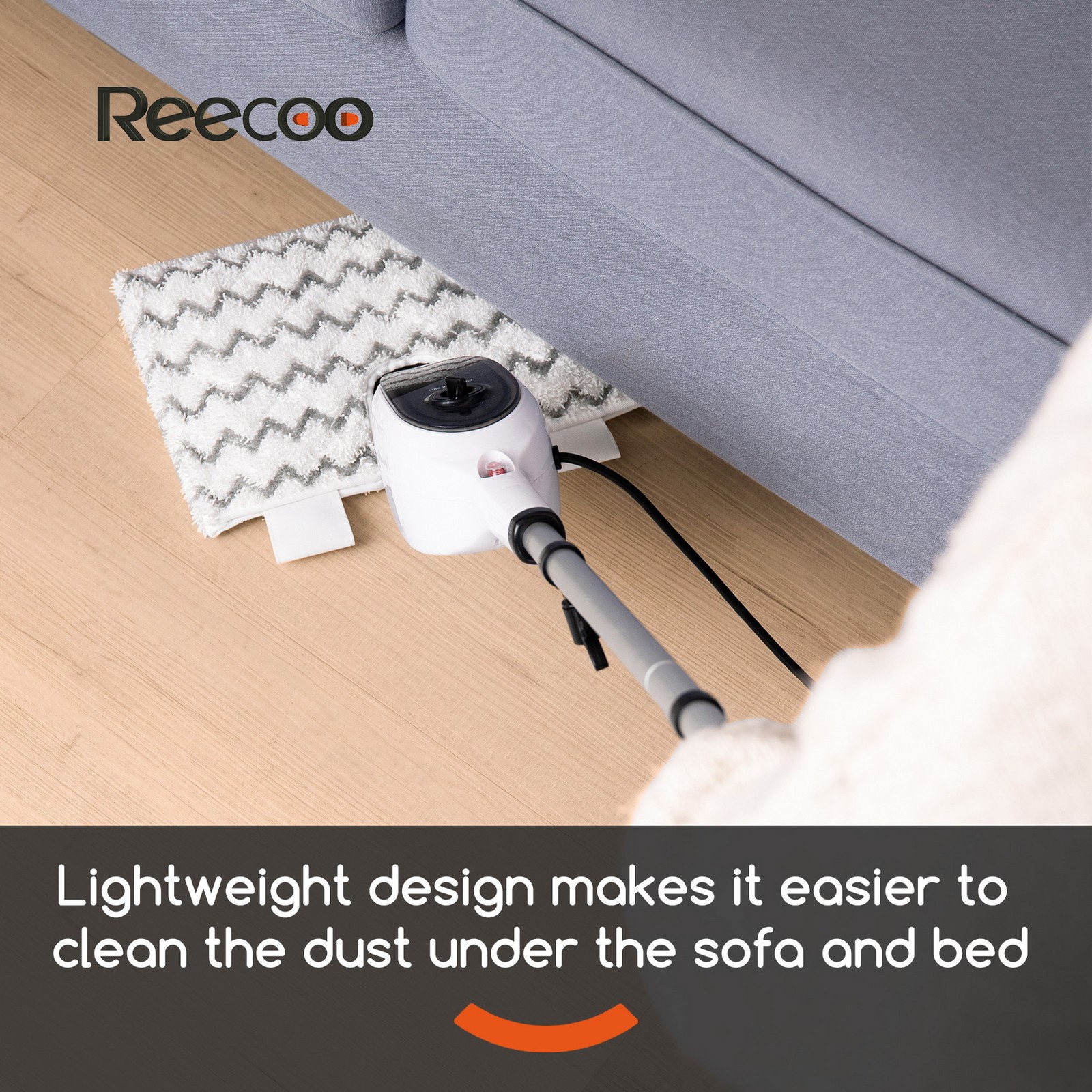 10-in-1 Floor Cleaning Electrical Steam Mops Cleaner Flip Design 15s FastHeating