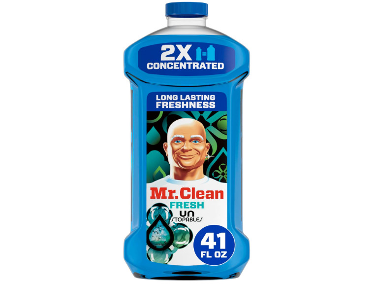 Mr. Clean 2X Concentrated Cleaner Unstopables Fresh 41 Fl Oz Multi Surface