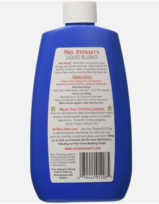 Mrs. Stewart’s Bluing Liquid 8oz (1 pack)