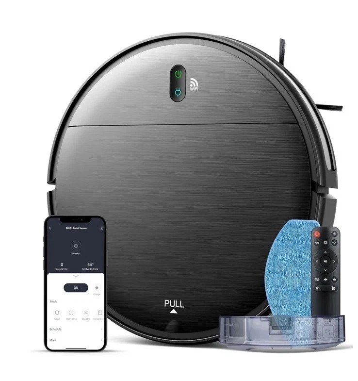 Robot Vacuum Cleaner Mop Combo MAMNV Model: BR151 WiFi/App New in box! Alexa