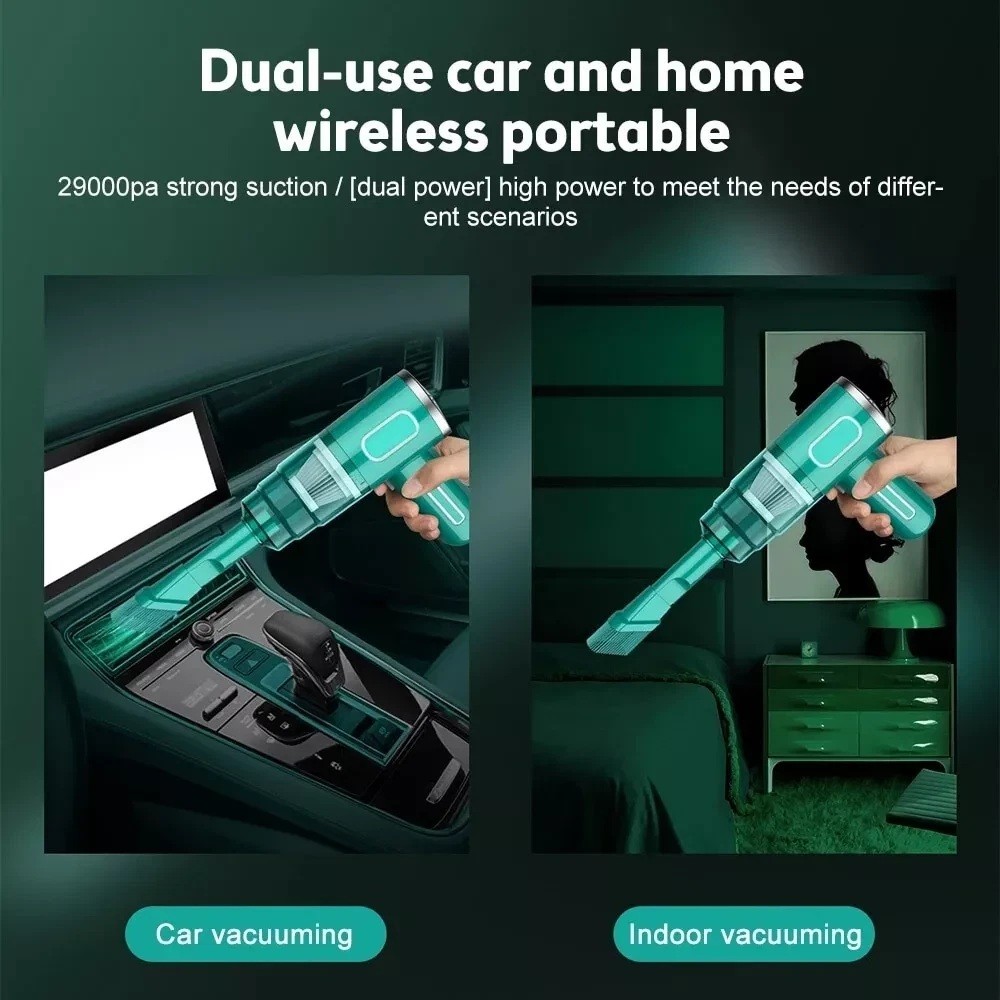 29000PA Hand held Cordless Vacuum Cleaner Mini Portable Car Auto Home Wireless