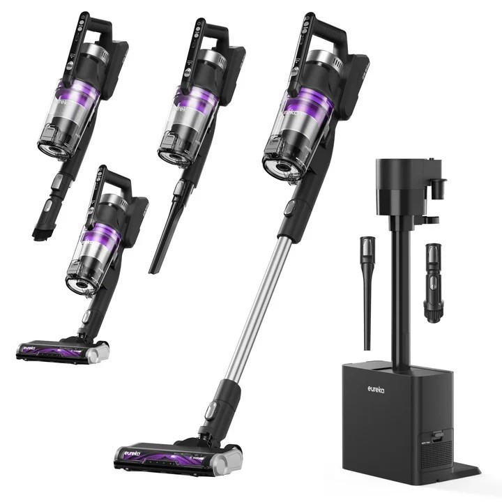 Eureka Stylus Elite NEC490SE Cordless Stick Vacuum With Self-Emptying Station
