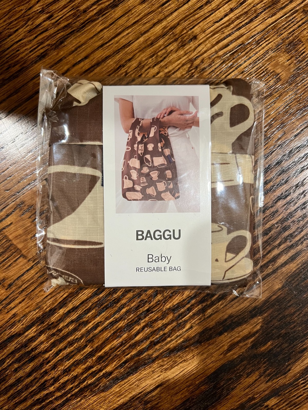 BAGGU Baby Eco Friendly Bag Coffee Retired Hard to Find NWT