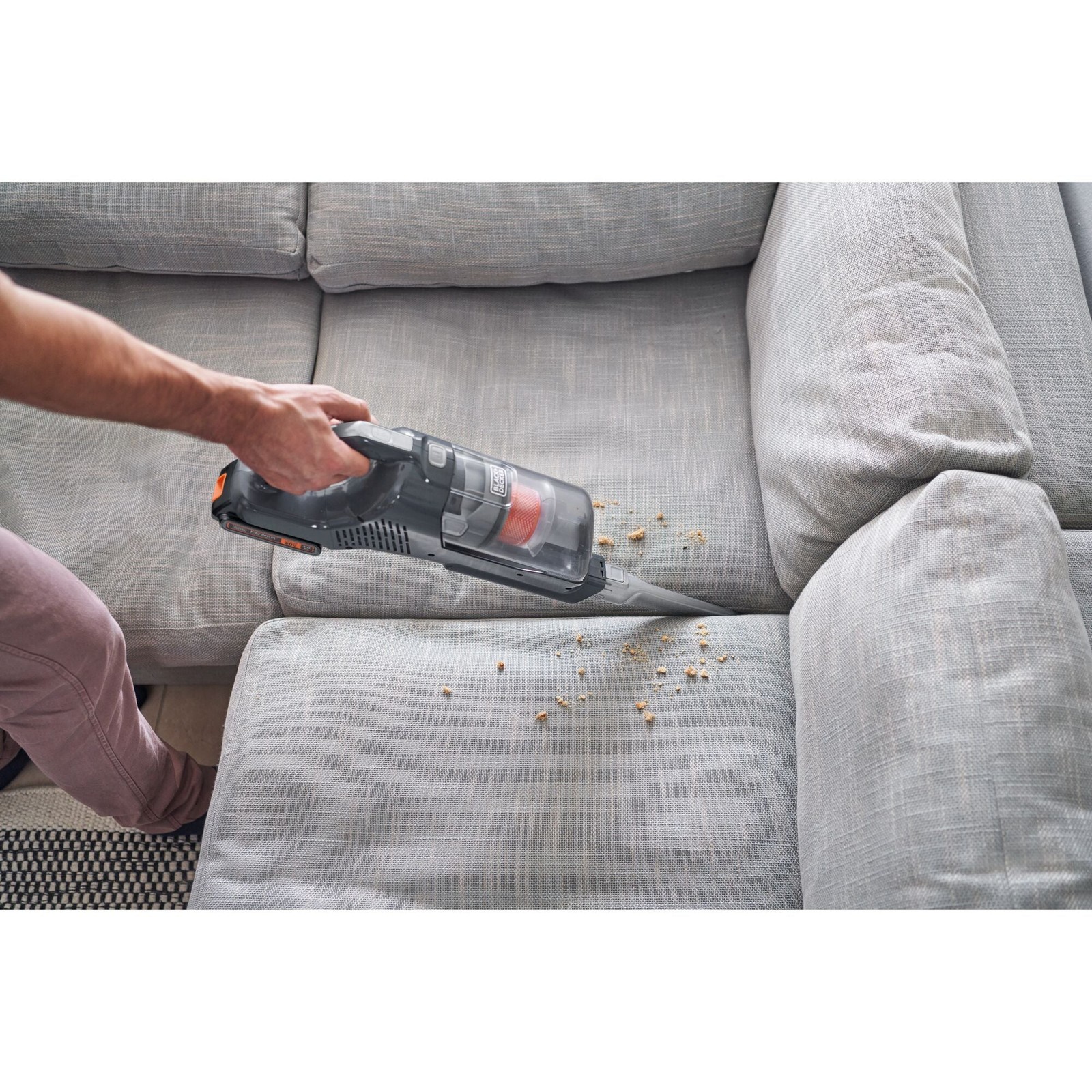 BLACK+DECKER 20V MAX* Cordless Stick Vacuum with LED Floor Lights – BHFEA18D1