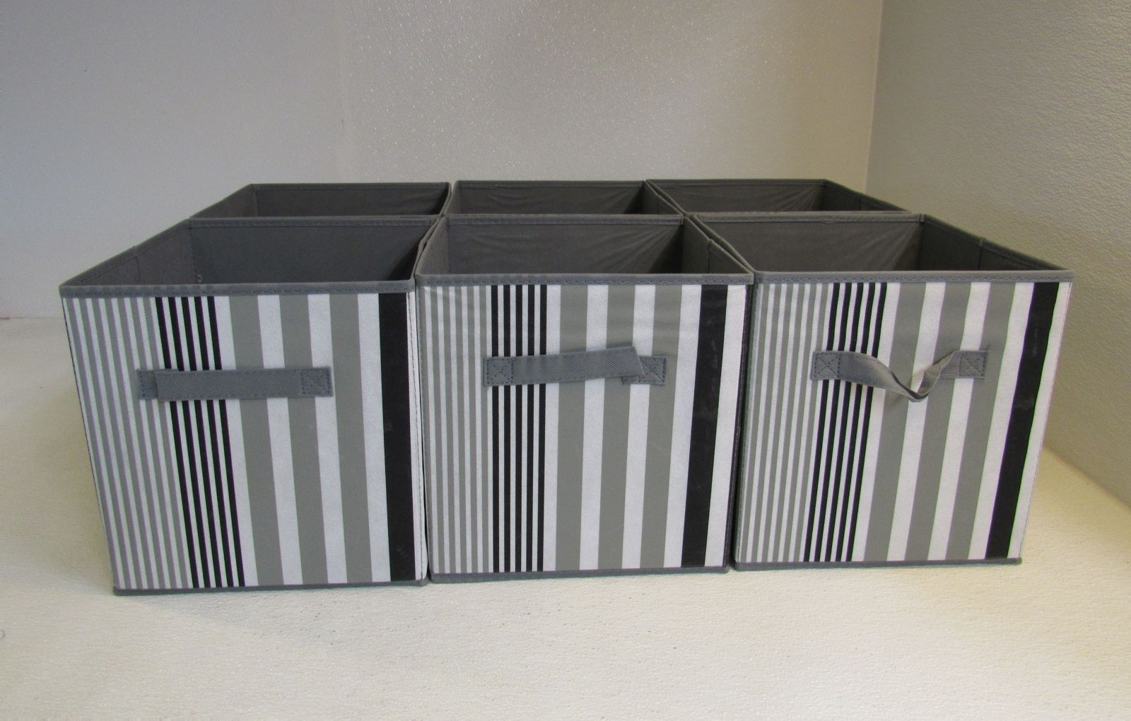 Sorbus Collapsible Storage Cubes Lot of 6 Multicolored 11-in x 10.5-in x 10.5-in