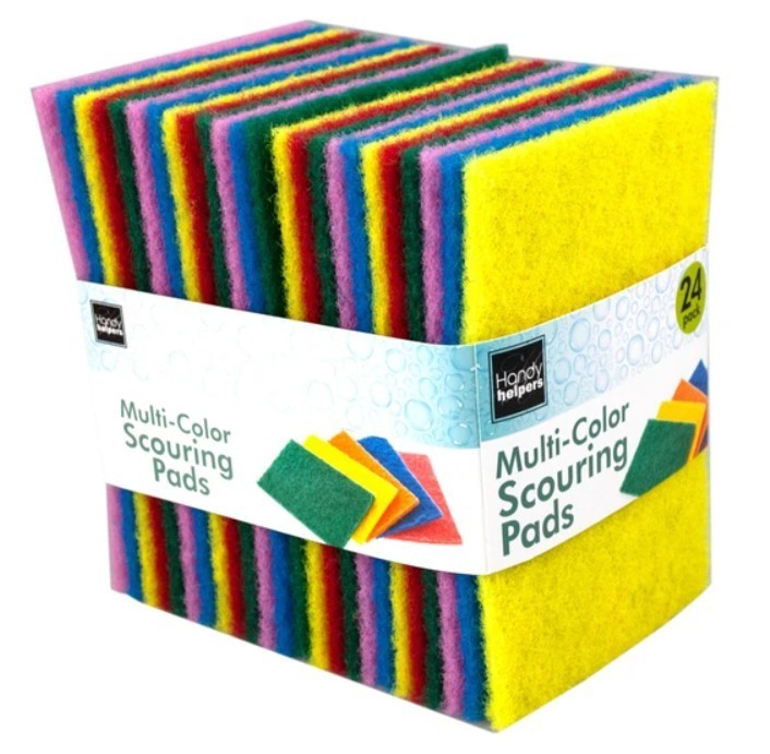 MultiColor Scouring Pads 24 Pack