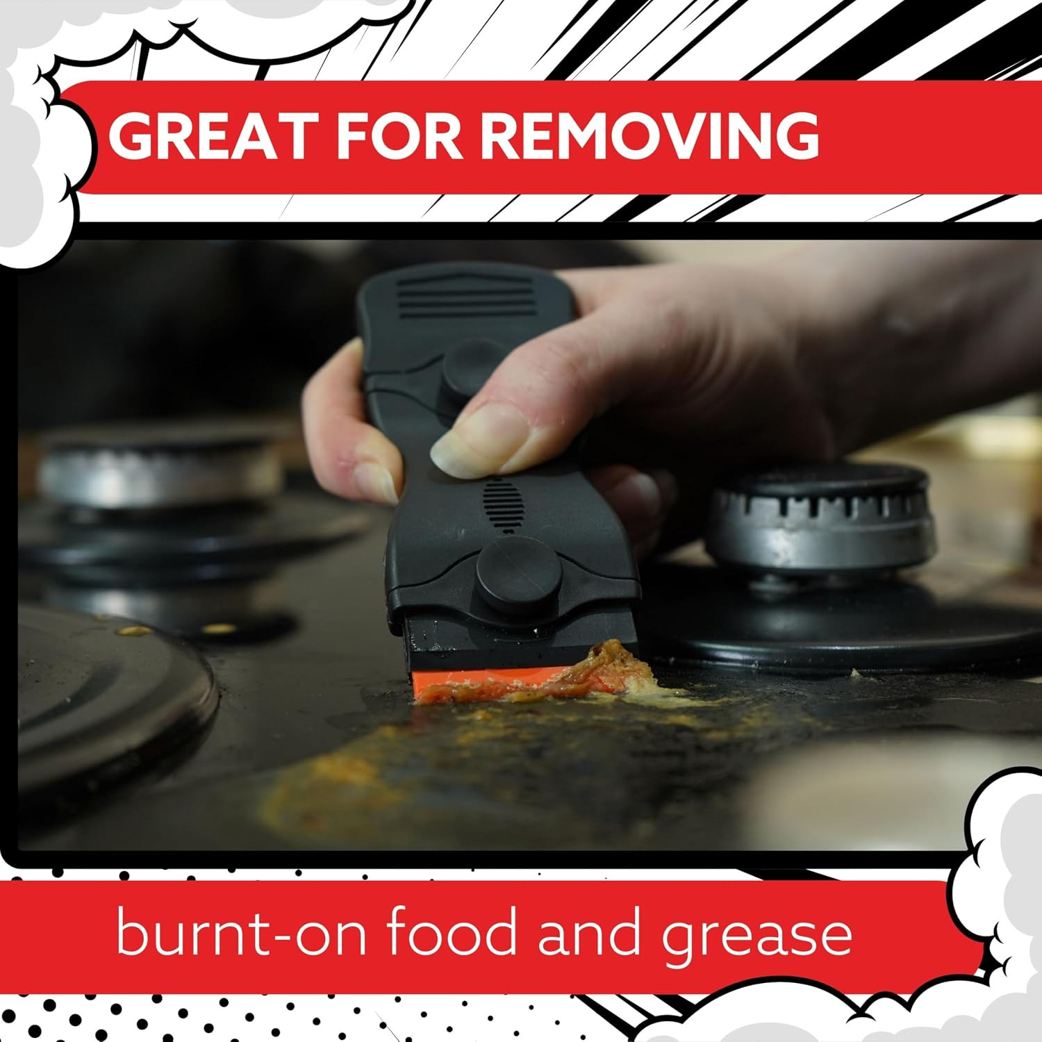 Adhesive Remover Kit – 125ml Adhesive Remover and Multi-Surface Plastic Scraper