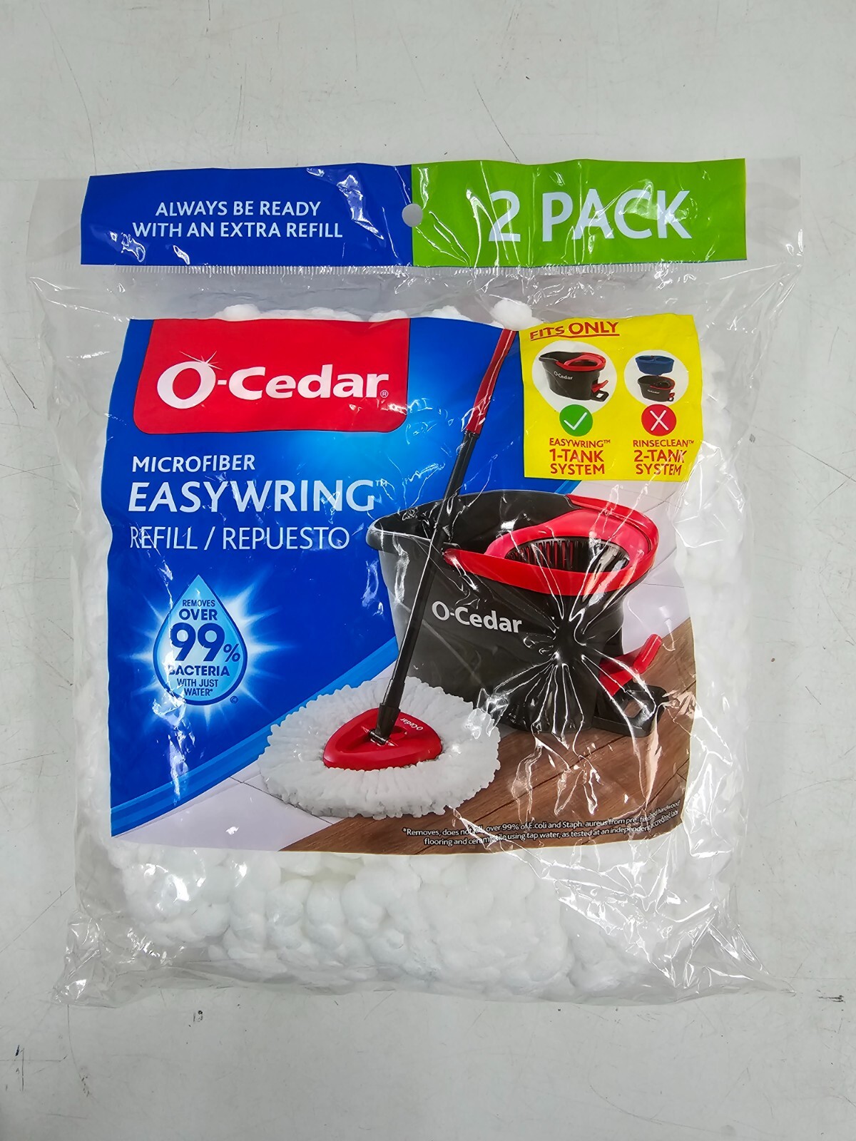 O-Cedar EasyWring Refill ~ 2 Pack