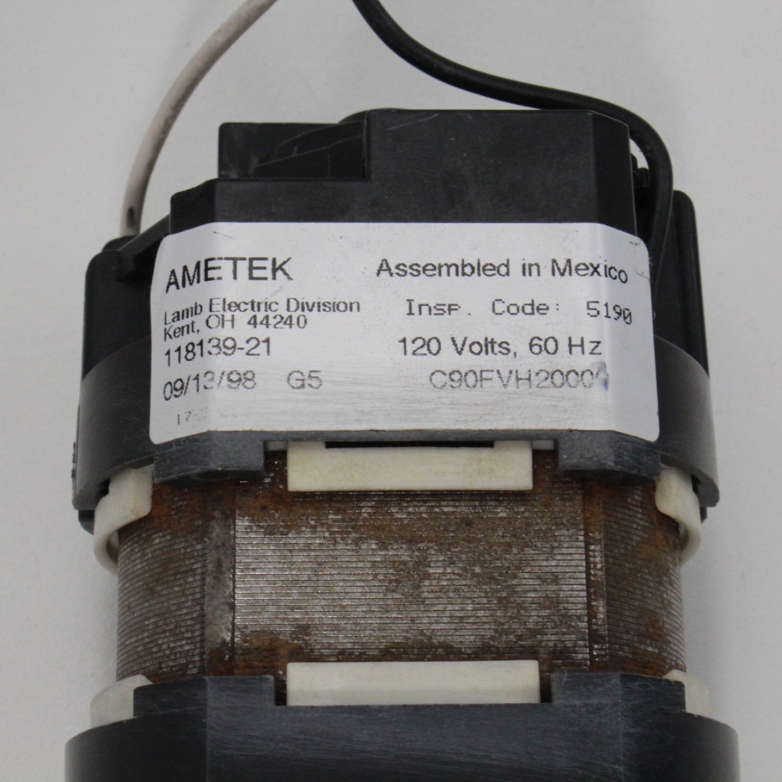 Kenmore 116.28412791 120V BRUSHROLL MOTOR Genuine OEM Part # 4370112 C90FVH20000