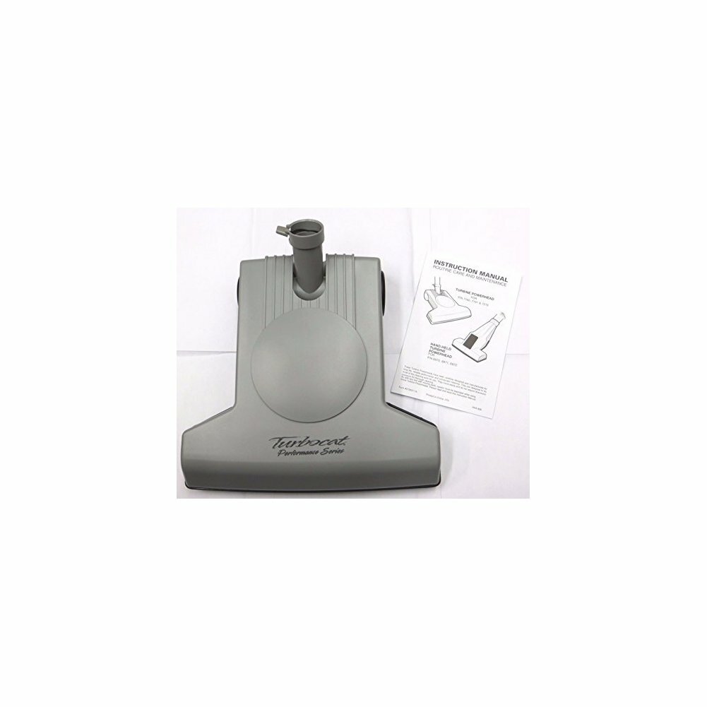 TurboCat Air Driven Brush for all Central Vacuums (Gray)
